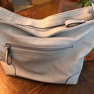 Vegan leather tote